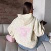 2026 European and American Autumn and Winter Women's Trend Sweater Casual Letter Print Hoodie