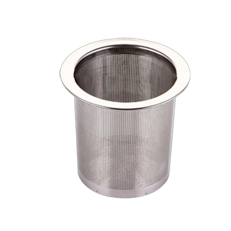 Stainless Steel Tea Leak Binaural Tea Filter With Cover Reusable Tea Strainers Tea Infusers Kitchen Teapot Coffee Tea Drinking Accessories