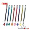 Pentel K110 Dual-Color Glitter Gel Pen for Art & Writing