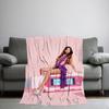 Singer E-Emilia Mernes Mp3 Music Blanket Skin friendly comfort warm soft plush blanket suitable sofa living room office bedroom