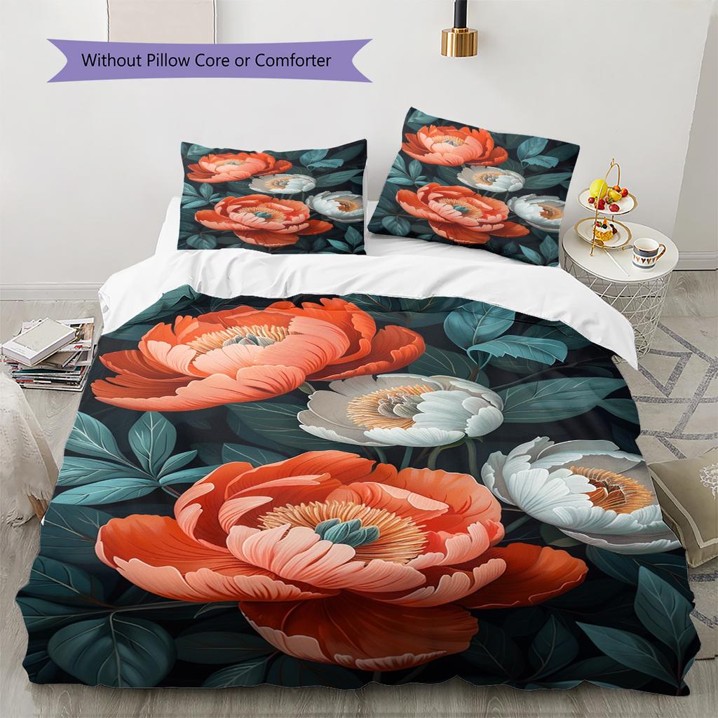 Cartoon Pattern Bedding Quilt Set Quilt Cover Pillowcase Home Decoration Birthday Gift (1 * duvet cover + 2 * pillowcase, without core)