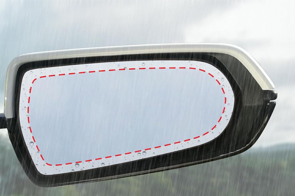 Of ClearView Hydrophilic Film for Honda S660 Made In Door and Side Mirror Protective [Set 2] (2015 Model) - Japan. Anti-Fog Film. [Specially Designed]