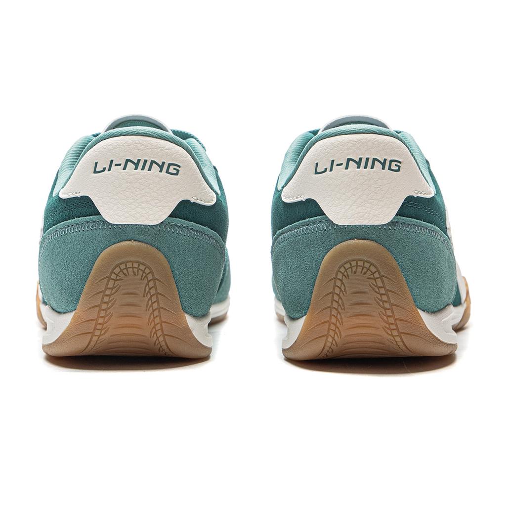 Li Ning Film TURBO Halkskyddande, Slitstarka, Lätta Låga Casual Skor Herr Grön Vit AGLV127-12