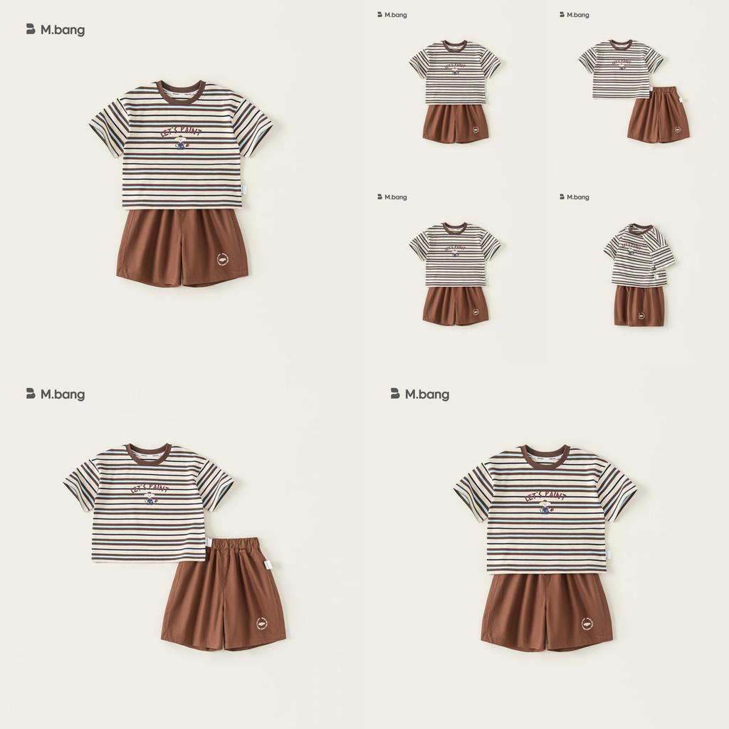 Boys Short Sleeve T Shirt And Shorts Set With Cotton Material For Summer Play