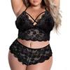 Europäisches & Amerikanisches Sexy Spitzen-Dessous-Set - Durchsichtiges BH- & Höschen-Set