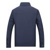 Lapel Long Sleeves Pockets Zipper Placket Men Coat Spring Autumn Casual Tin Type Slim Fit Jacket Coat