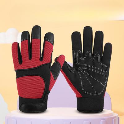Children's Cycling Gloves  Full Finger Breathable  Anti Fall Spring and Summer Outdoor Bicycle Scooter Balance Bike Sports Gloves