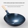 Classic Non-Stick Iron Frying Pan with Silicone Ladle for Home & Commercial Use