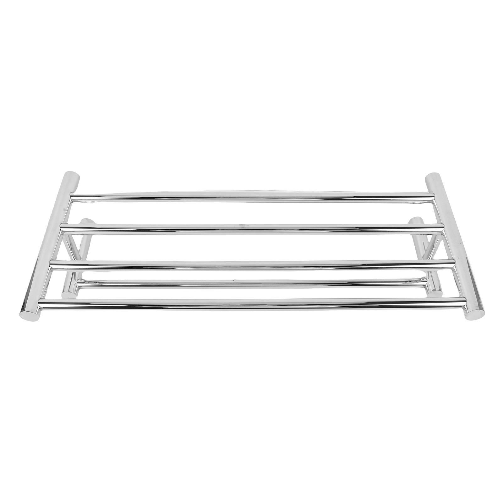 

Towel Rack Stainless Steel Wall Mounted Towel Holder Space Saving Towel Hanger Bath Towel Shelf for Bathroom