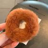 1Pc Fluffy Warm Autumn Winter Elastic Hair Band Scrunchies Large Intestine Hair Ring For Women Girls Plush Hair Rope Hairwear