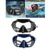 Diving Mask Tempered Glass Clear Lens Silicone Scuba Dive Snorkeling Glasses