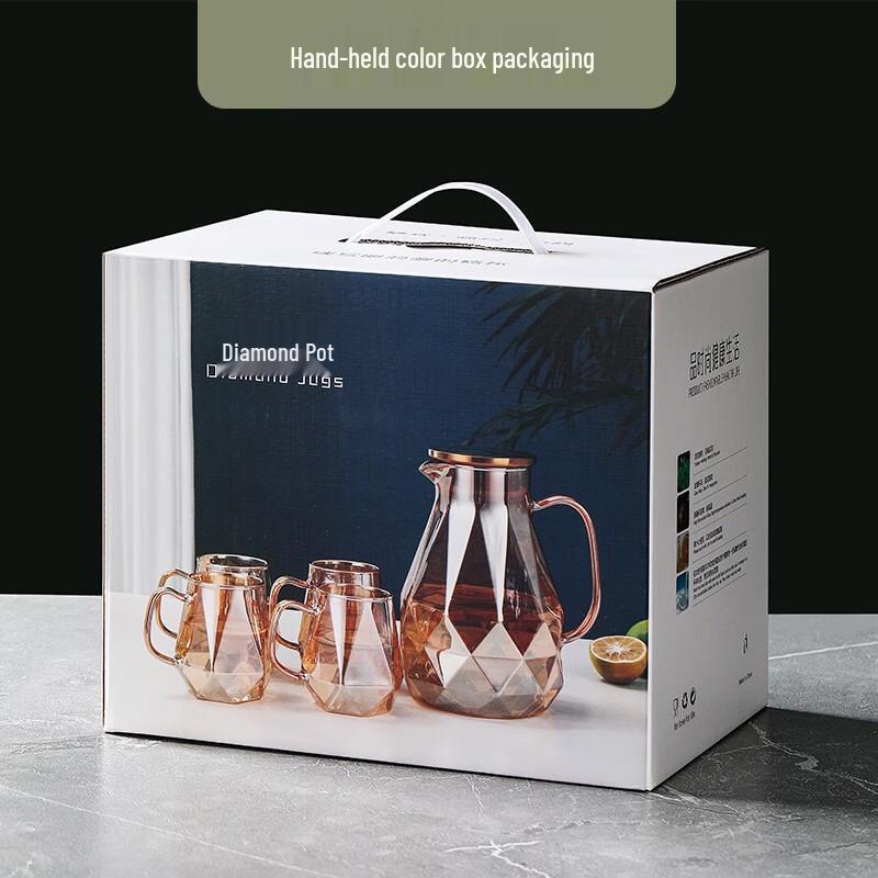 Heat-Resistant Glass Teapot and Cup Set