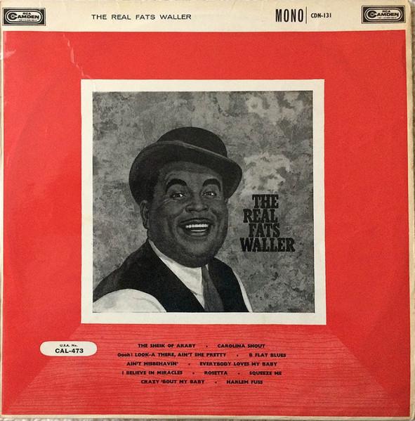 

LP Record FATS WALLER - The Real Fats Waller CDN131 RCA Camden UK Jazz Used