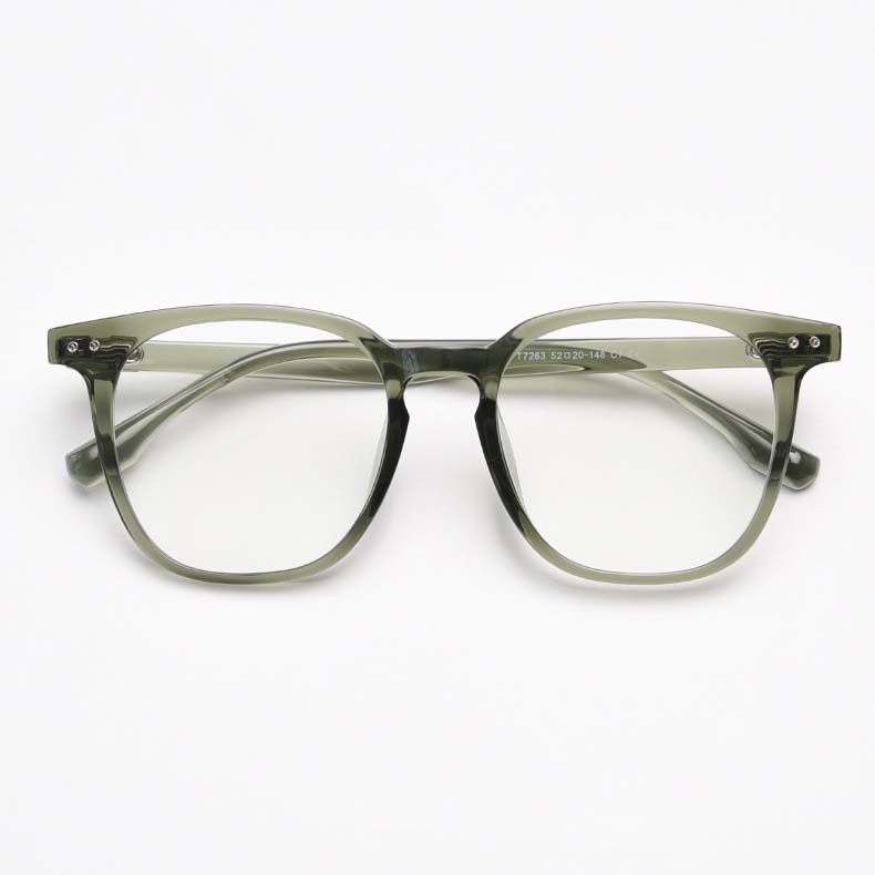 55134 Transparent Computer Glasses Frame Women Anti Blue Light Square Eyewear Men Blocking Glasses Optical Eyeglass