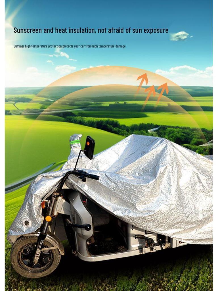 Universal Waterproof Thickened Electric Tricycle & Scooter Rain Cover
