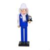 Traditional Wooden Nutcracker Ornament 15 Inch Table Craft Figure Sculpture Statue Christmas
