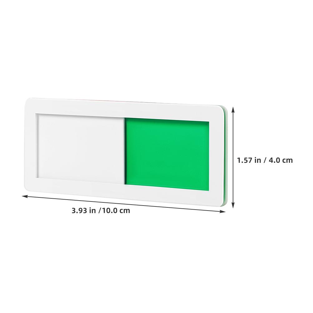 3pcs Acrylic Door Sign For Bathroom Office Hotel Room Privacy Slider Indicator Self Adhesive Vacant Occupied Slide Display