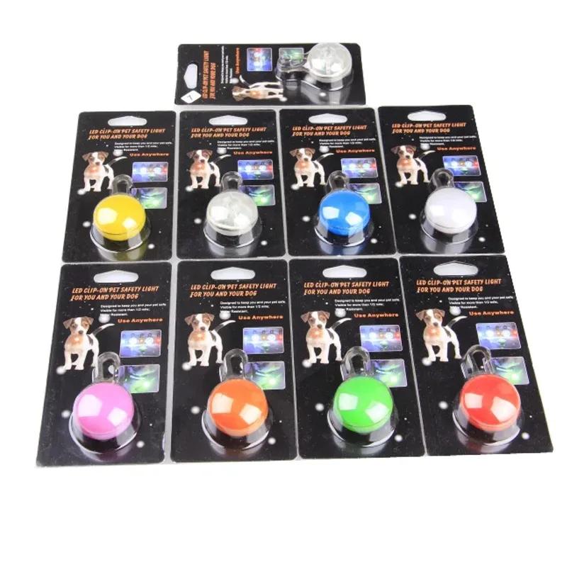 Led Dog Collar Pendant Pet Luminous Collar Pendant Illuminated Pet Pendant Flash Light Leash Accessorie Decoration Dog Necklace