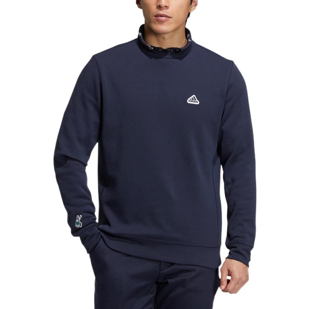 Adidas Sweatshirts Men's Dark Blue Crew Neck Moderate Regular HG5789