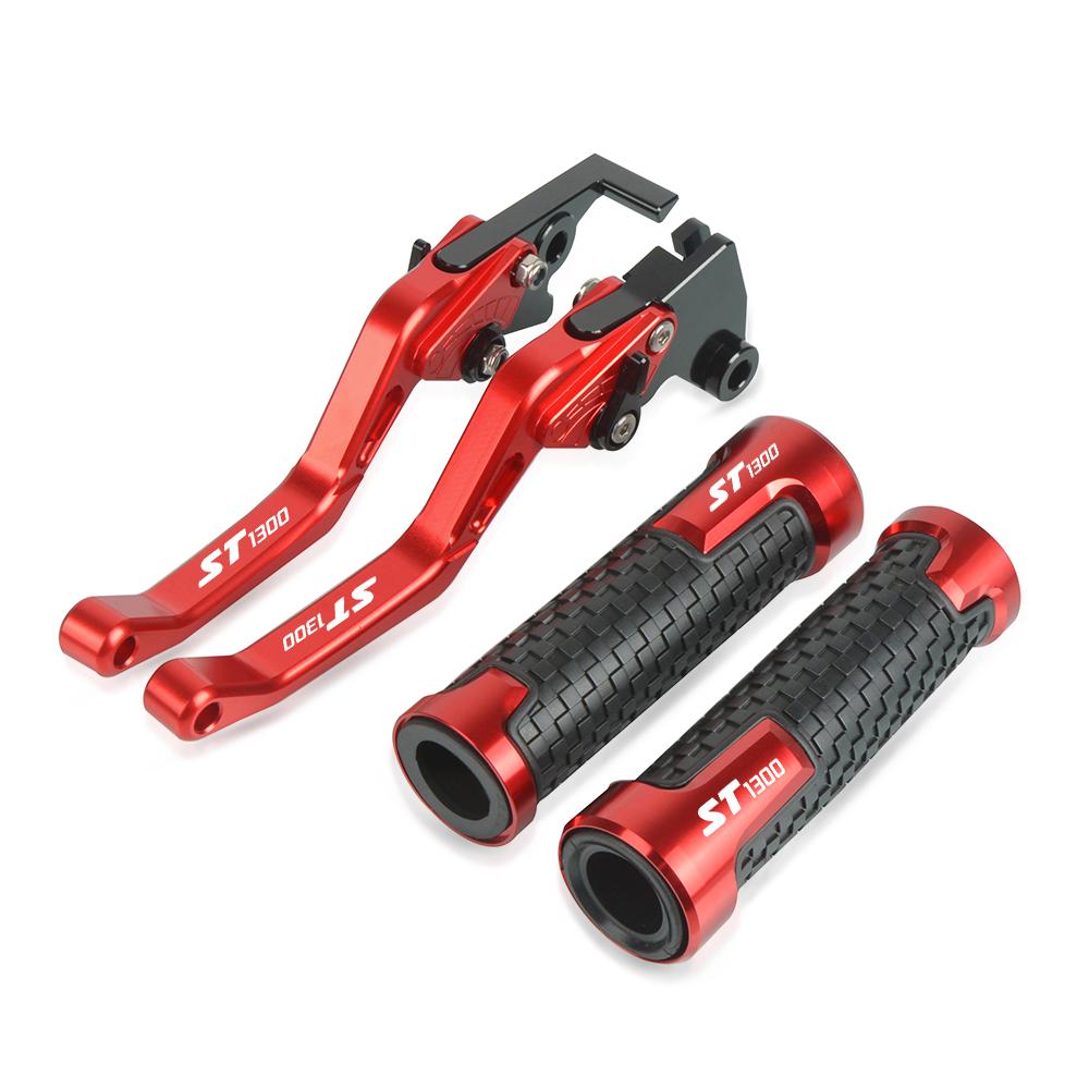 PER HONDA ST1300 ST 1300 2003 2004 2005 2006-2012 Leva Freno Frizione Moto Maniglia Freno Frizione Regolabile in Alluminio
