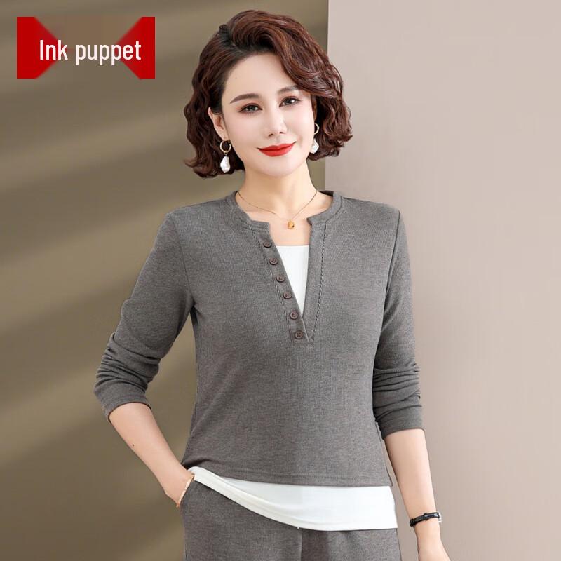 

Женский осенний спортивный костюм для похудения из двух частей 2025 3XL