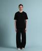 PANICALE Black Logo Short Sleeve T-Shirt (Type B)