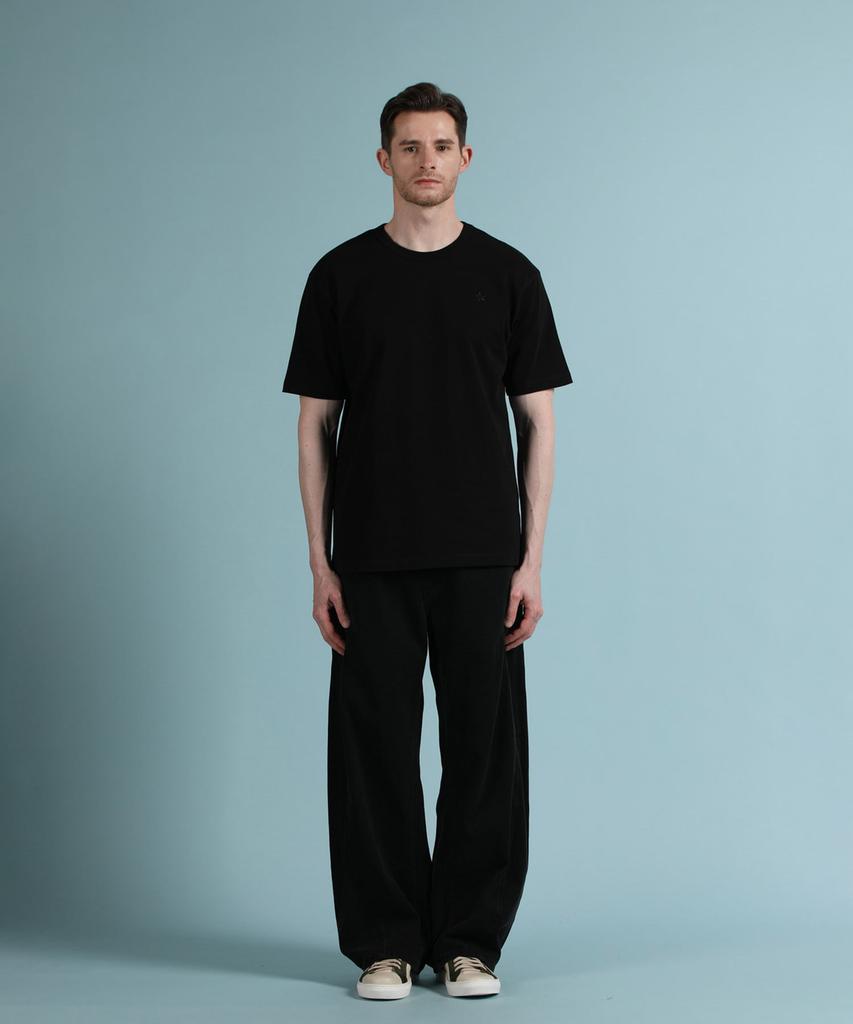 PANICALE Black Logo Short Sleeve T-Shirt (Type B)