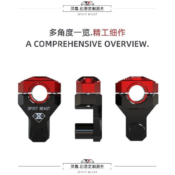 Motorcycle 22 28 MM Handlebar Riser Adapter Height Handle Raise Handlebar Heightener For SPIRIT BEAST Suzuki Honda Yamaha BMW