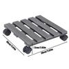 Flower Pot Tray Wheels Plastic Tray Heavy Duty Tree Flower Potted Planter Stand Rack Moving Trays with Rollers