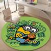 1PC Minions Office Round Area Rug, Indoor Mat Suitable For Office, Under Office Chairs Bedroom Living Room Home Decor, Room Deco1101