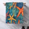 Starfish Soft Face Towel Quick Dry Pool Bath Cotton Towels Breathable