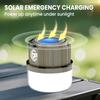 Solar Camping Light 2400Mah Rechargeable Led Ipx5 Waterproof Portable Emergency Lamp Outdoor Multifunctional Camping Light