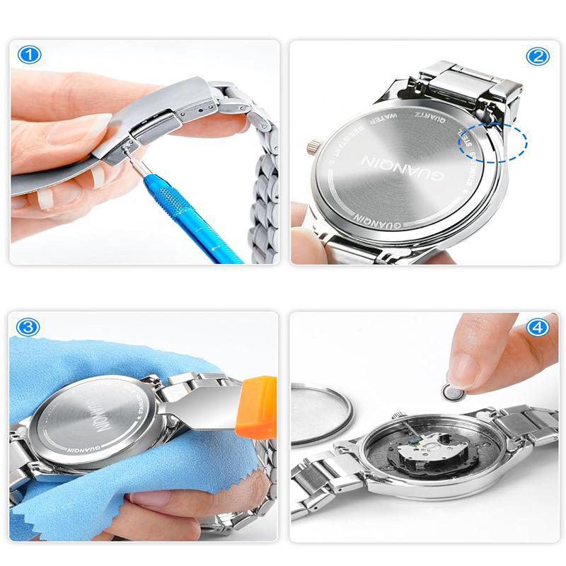 28-Piece Watch Repair & Strap Replacement Tool Set