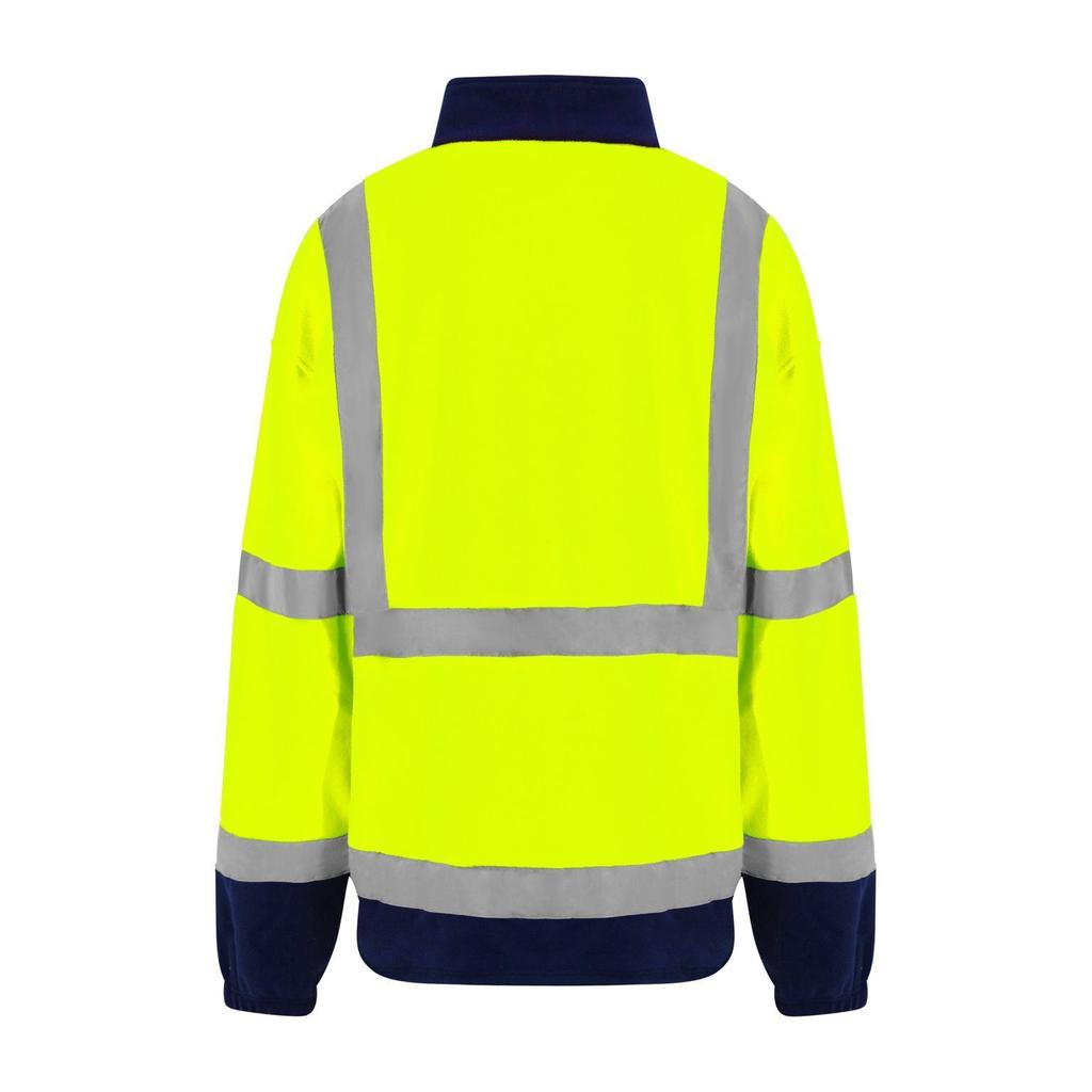 PRO RTX High Visibility Herren-Fleece mit durchgehendem Reißverschluss