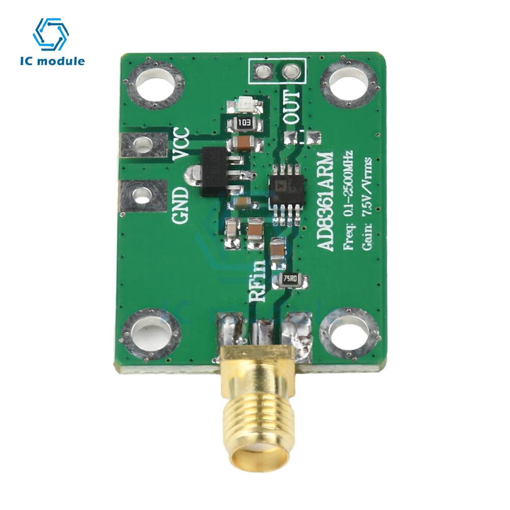 AD8361 DC 2,7-5,5 V HF-Leistungsmesser True RMS-Erkennungsmodul AM-Detektor Amplitudendetektor 0,1-2,5 GHz