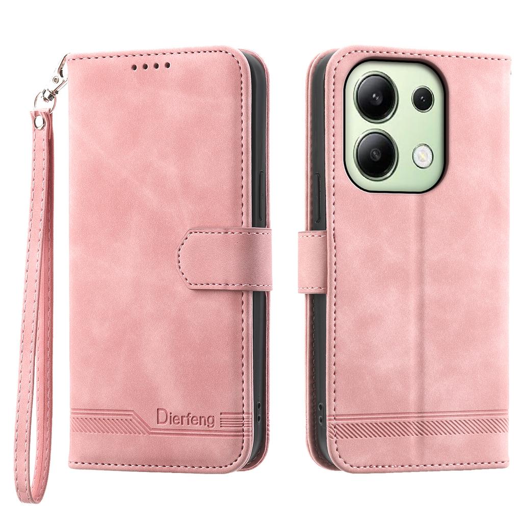 DIERFENG DF-03 for Xiaomi Redmi Note 13 4G Case Wallet Leather Flip Phone Cover