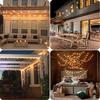 Benature Outdoor Lichterkette 24m Verlängerungskabel mit 27 LED Warm PC E12 Innen Party Garten Einkaufszentren Lichter, Wasserdicht, Schalter, Glühbirnen, Weiß,