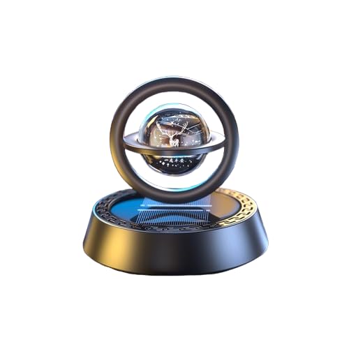 

Портативний міні-обігрівач для автомобіля, [Нова еволюція 2025] Декорація для автомобіля, Сонячна обертова прикраса на панель приладів автомобіля, Обігрівач для автомобіля, Лобове скло чорний