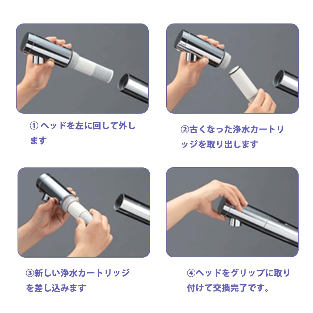 BBT Replacement Water Purifier Cartridge Faucet Water Purifier Water Purifier H658S Standard Type High Chlorine Removal Compatible Product TH658R