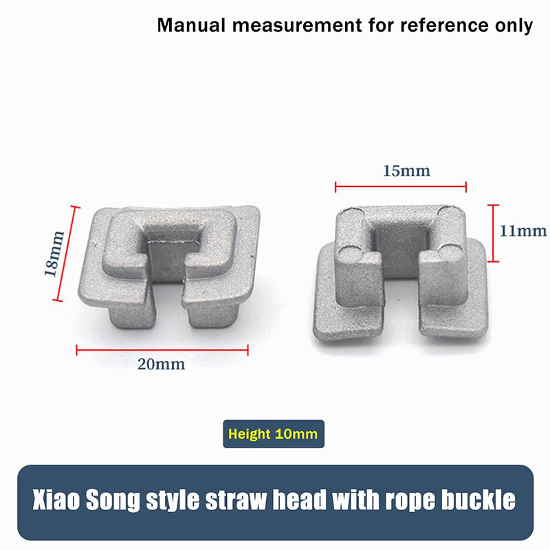 5/10Pcs Aluminum Alloy Trimmer Head Eyelet Square Cord Buckle Replacement Parts Gardening Tools Lawn Mower Trimmer Accessories