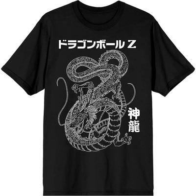 T-shirt Graphique Noir Homme Dragon Ball Z Shenron