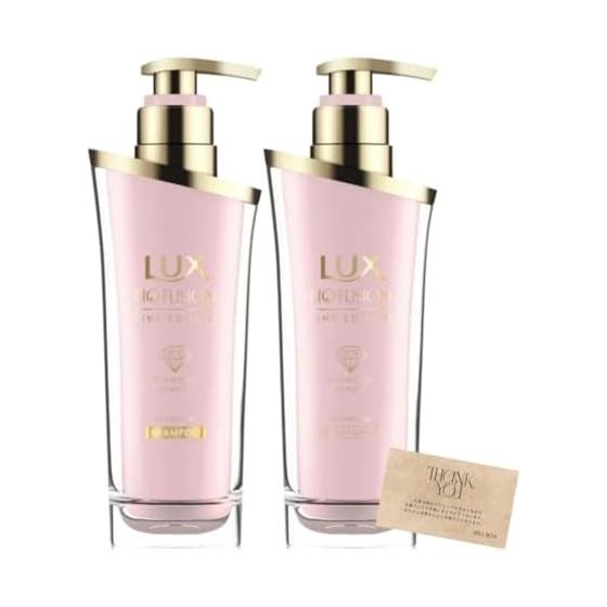 [High Quality Damage Care] L U X Biofusion Pink Edition Shampoo & Treatment 300ml Set Moisturizing Shiny Hair Salon Grade Hair Care Luxe