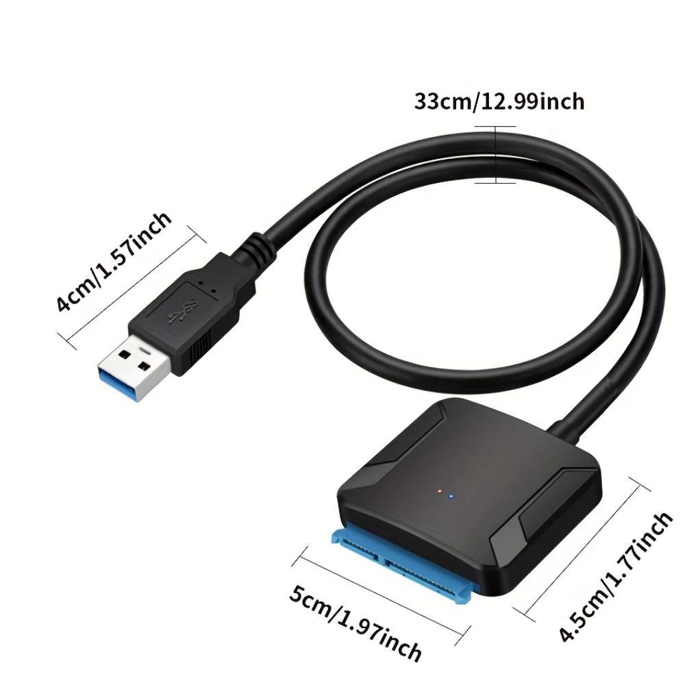 SATA Cables Cable Line Adapter USB 3.0 To SATA Line Converter Cable  for 2.5 3.5 Inch HDD SSD