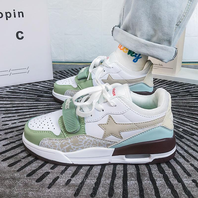Super Fire Couple Star Air Cushion Shoes Harbor Style ins Han Su Students