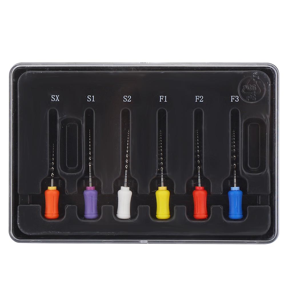 6pcs Dental Endodontic Niti Files Large Tapered Endodontic Niti Files Dental Tool