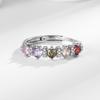 2026 Fashion Trend Zircon Inlaid Light Luxury Small Fresh Ring Women's Jewelry Accessories