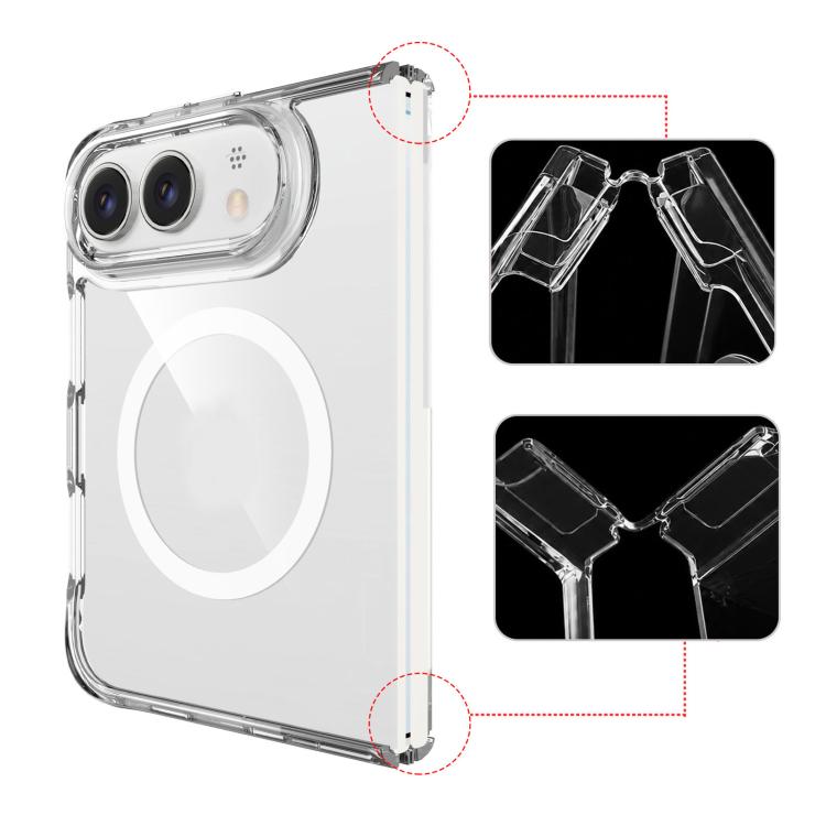 TPU + PC Hybrid 2.5mm Thick Shockproof Magnetic Phone Case
