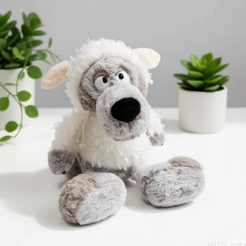 Cute A Wolf In Sheep'S Clothing Plush Toy Soft Penguin Husky Doll Kawaii Gorilla Wolf Stuffed Toy Children'S Birthday Gifts