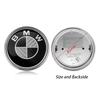 2ks ABS 74mm 82mm Logo na přední kapotu Zadní znak na kufr Odznak Pro BMW E39 E46 E90 E30 E36 E60 G20 E87 E91 E92 1 2 3 4 5 Příslušenství