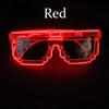 Led Sunglasses for Glow Party Glasses glow in the dark Flashing Mosaic UV400 Eyewear Unisex Gift Toy led luminous glasses